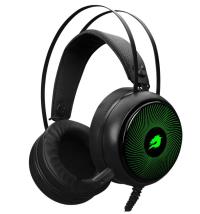 GameBooster H12 Rebel 7 Renk RGB Aydınlatmalı Kısa Mikrofonlu Siyah oyuncu kulaklığı - 1